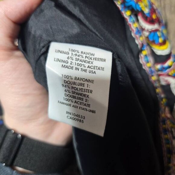 Nanette Lepore Black Pattern Mini Dress - Picture 4 of 4